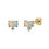 縮圖：Oval Opal - October Birthstone Stud Earrings