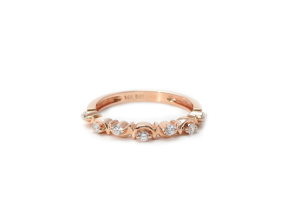 縮圖：Delicate Half Moon Ring Band