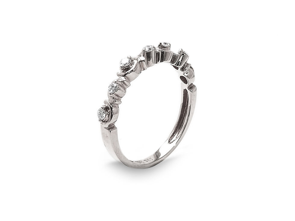 縮圖：Delicate Half Moon Ring Band