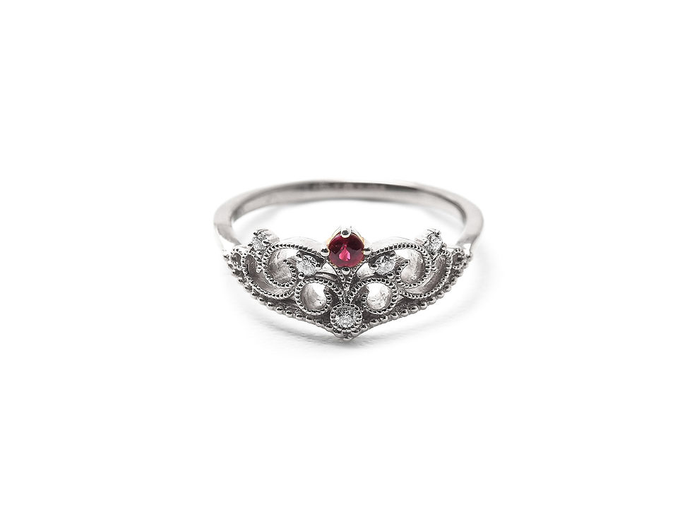 縮圖：Ruby Tiara Ring