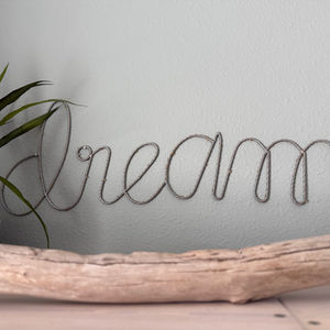 Dream wall sign