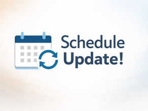 Check here for an important update to our church calendar!