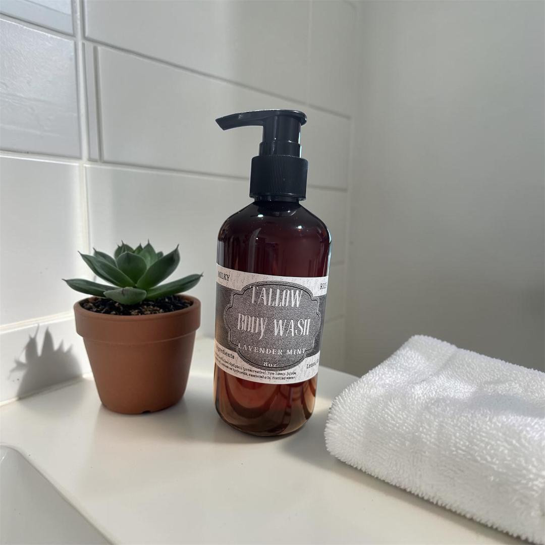 Tallow Body Wash (Lavender Mint)