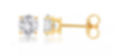 14K Yellow Gold .25ct Diamond Studs