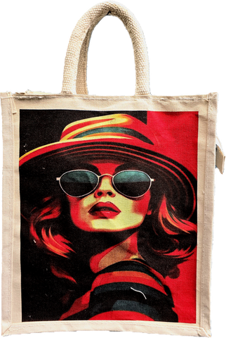 Canvas Bag 
Size - 12 X 14.
With Offset Print.