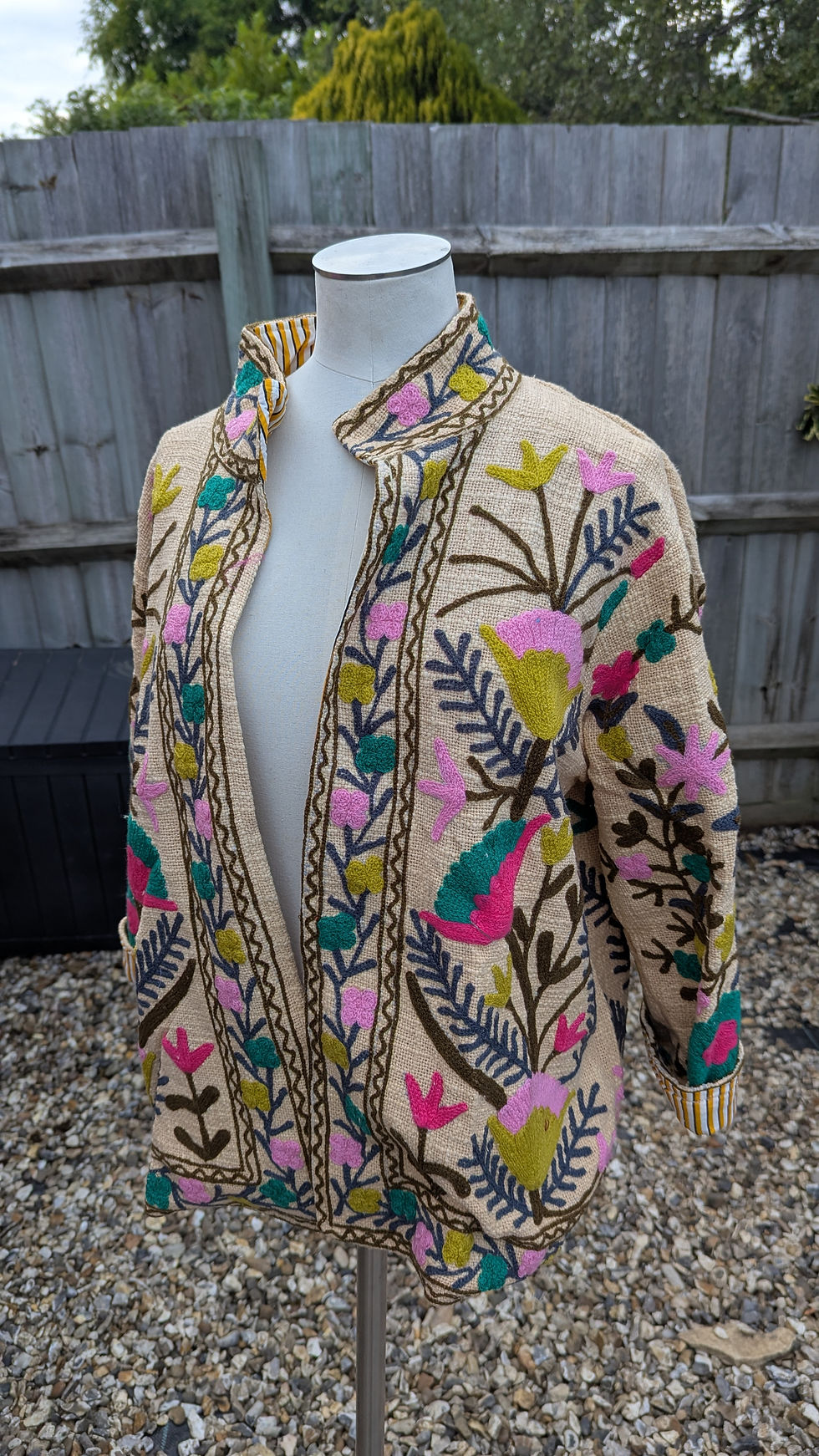縮圖：Beige Lila Embroidered Jacket - 04