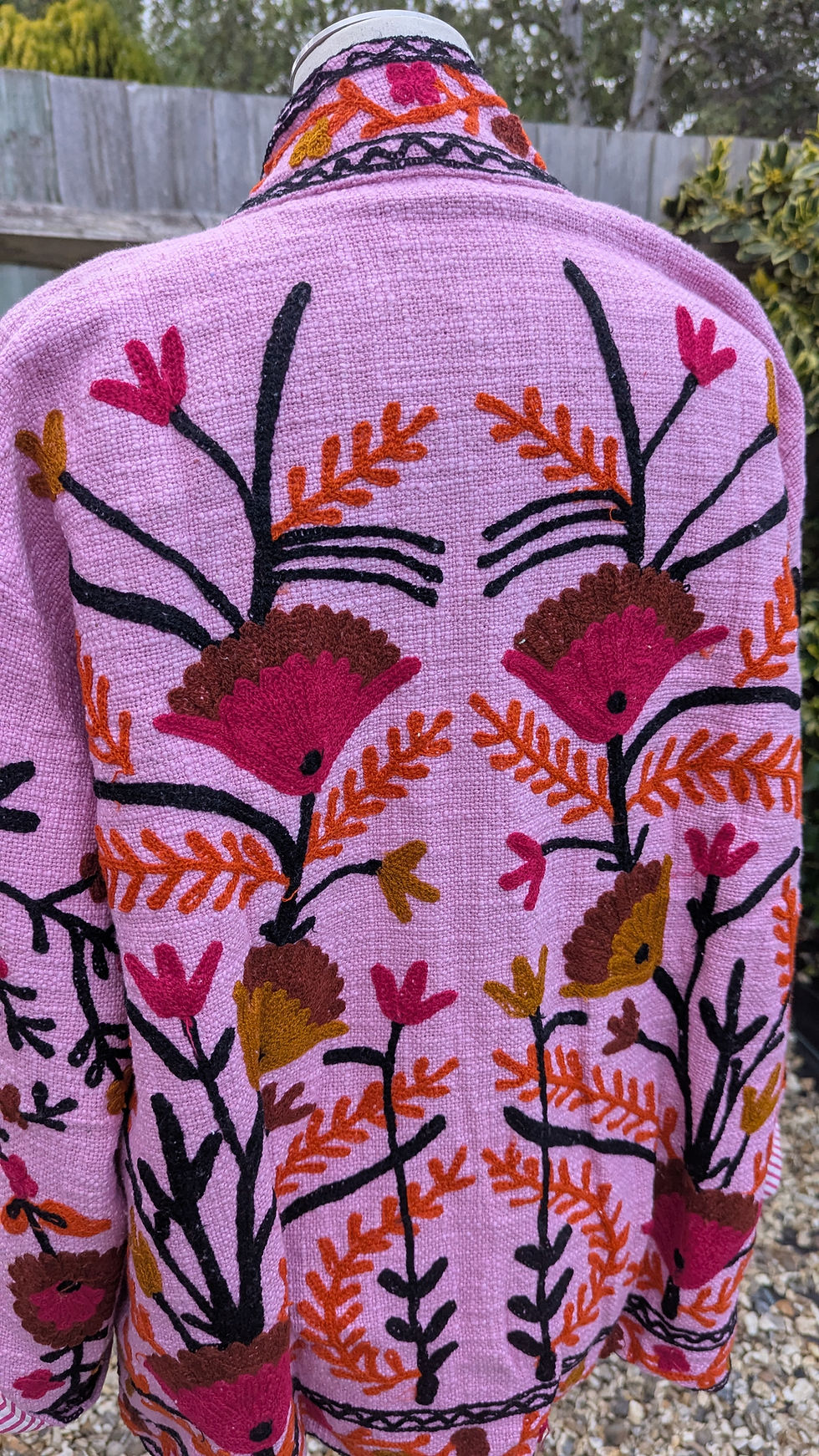 Miniaturebillede: Pink Lila Embroidered Jacket - 02