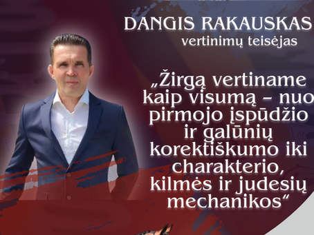 5 dalykai, kurių teisėjai niekada nepraleidžia vertindami žirgą -Dangis Rakauskas-