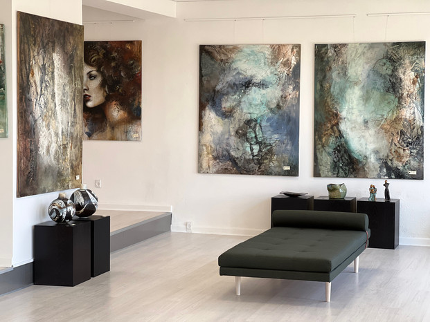 Stemningsbillede fra Galleri Lillebælt. Annette Balsgaard
