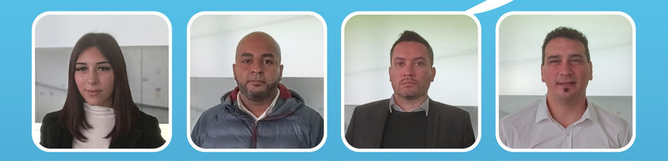 ¡Bienvenidos Ludmila, Guillermo, Sergio y Mariano a Car One! 😊