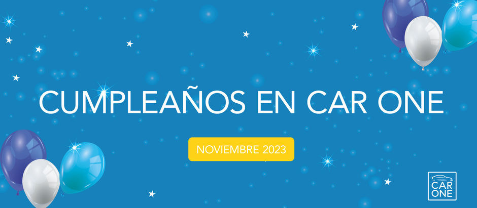 ¡Así festejamos los cumples               en Car One! 🥳 