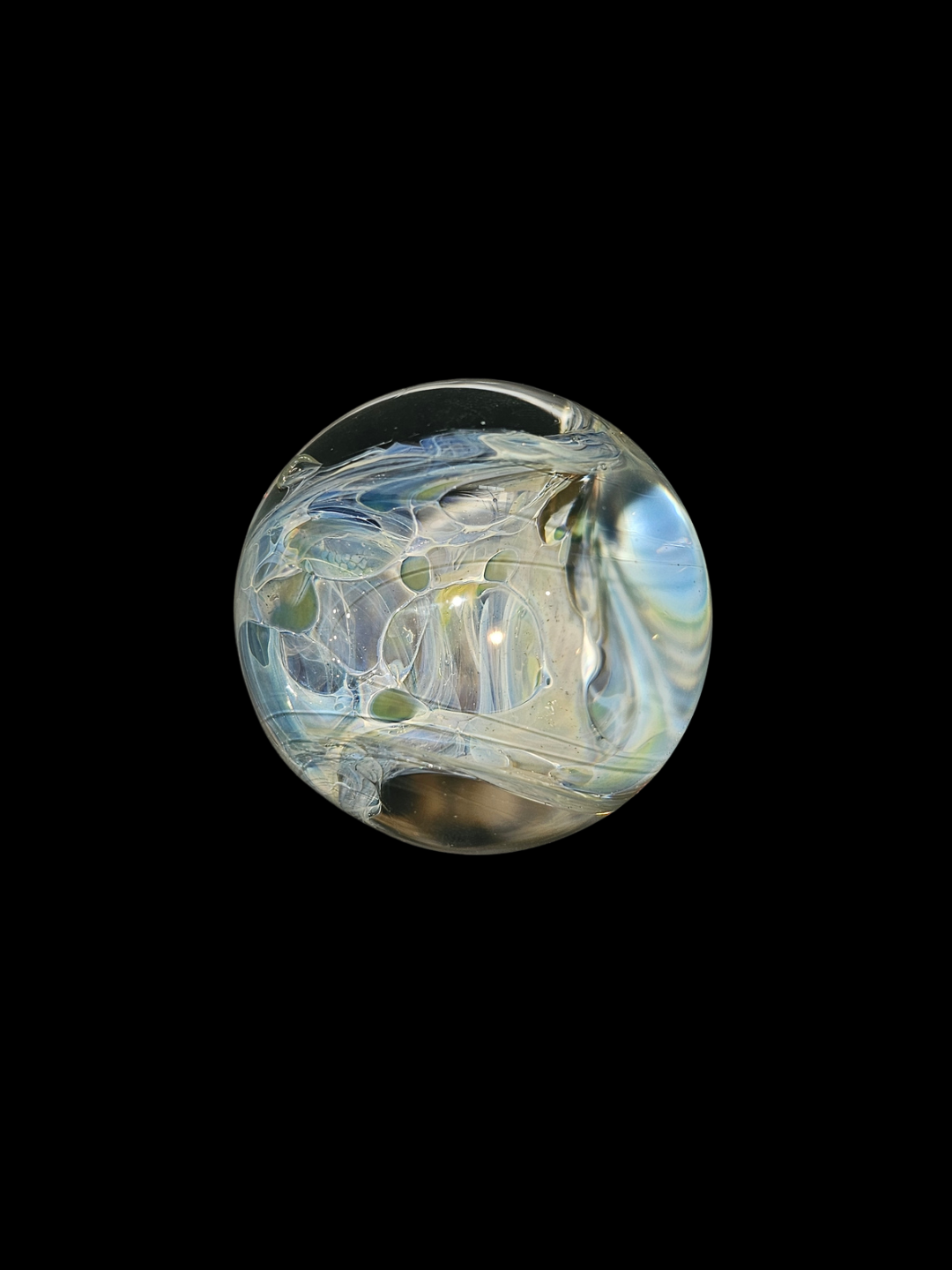 Large Desk Marble-Blue, Green & White