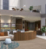 Rendering of interior of hotel property