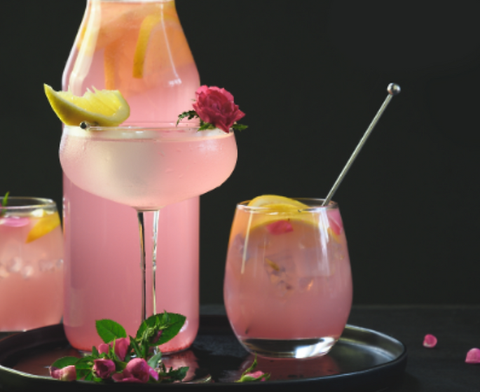 Rose Champagne Cocktail