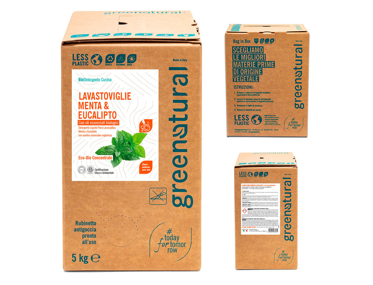 Detersivo lavastoviglie menta & eucalipto