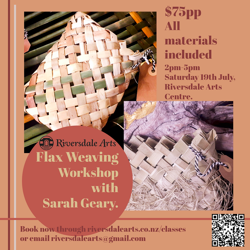 Flax Weaving with Sarah Geary