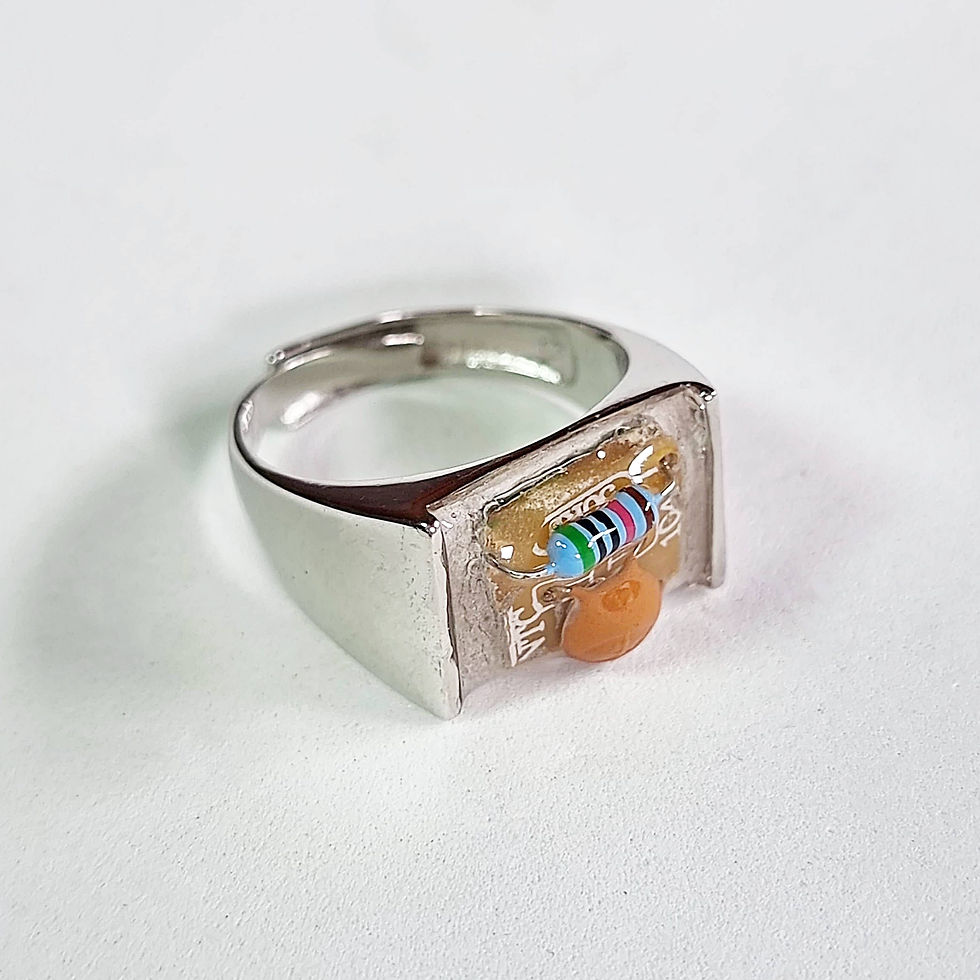 Miniature : Chevalière homme Electra en argent ajustable