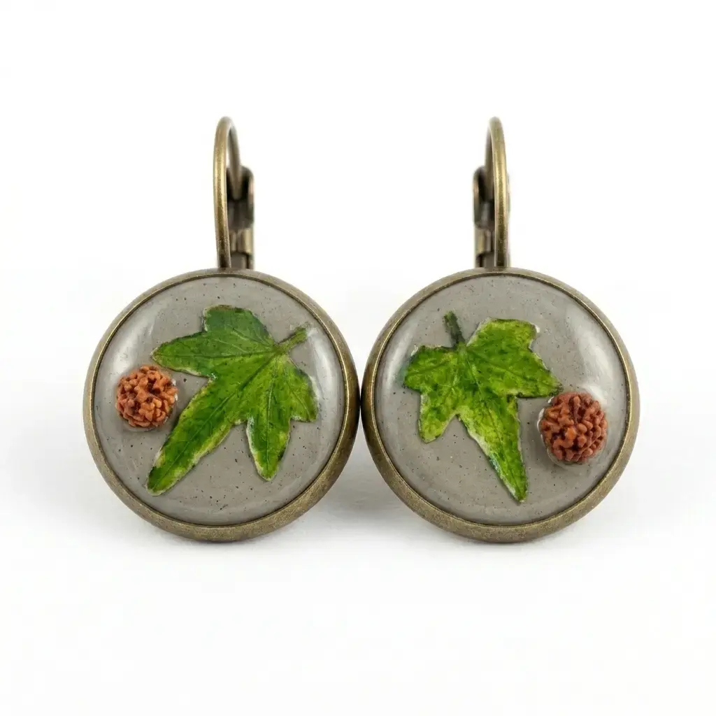 Lierre Açaï earrings