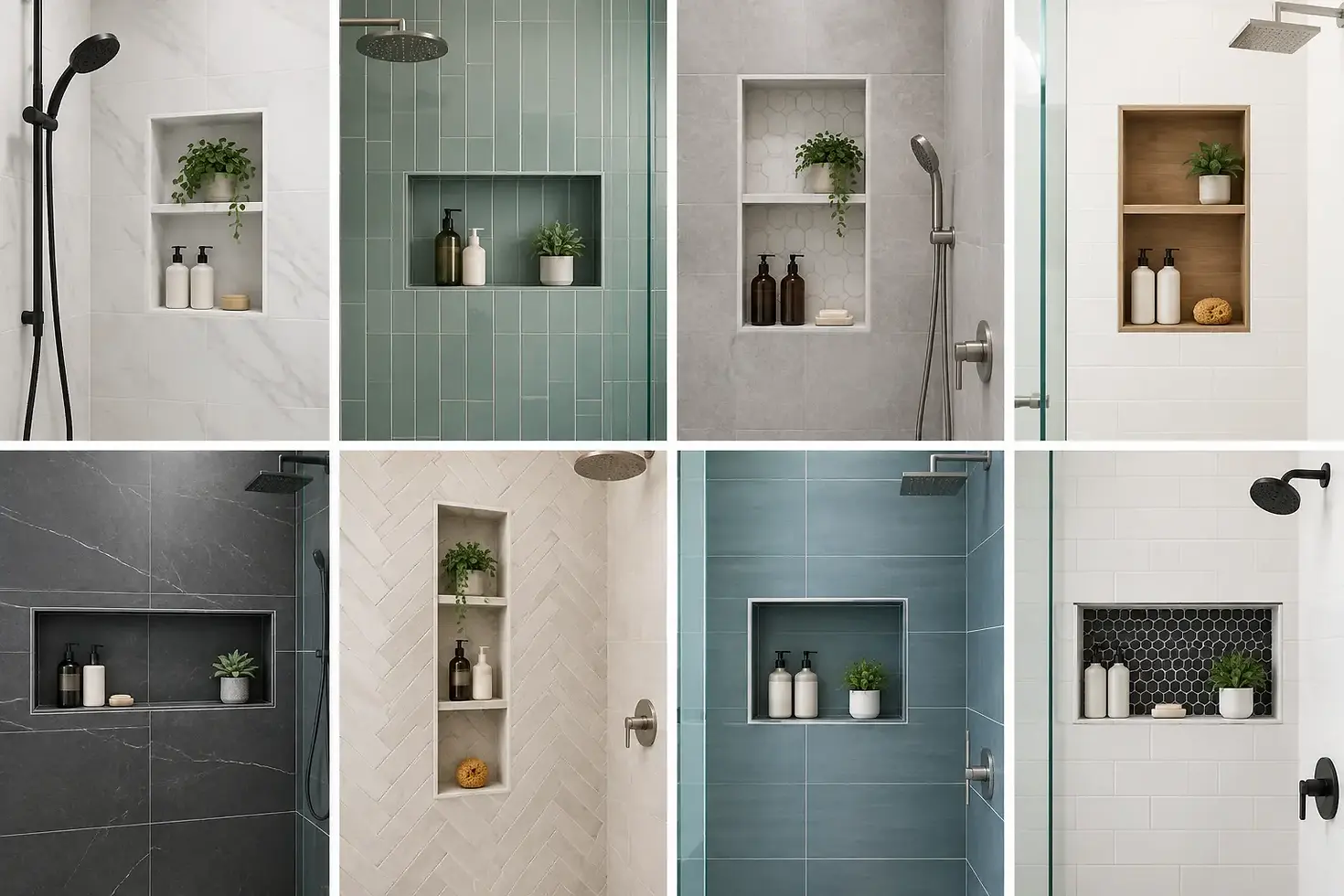8 Shower Niche Designs for Real Bathrooms