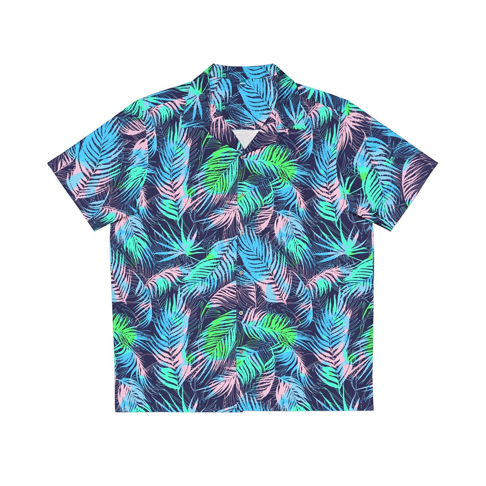 FBC Neon Nights Men's Hawaiian Shirt