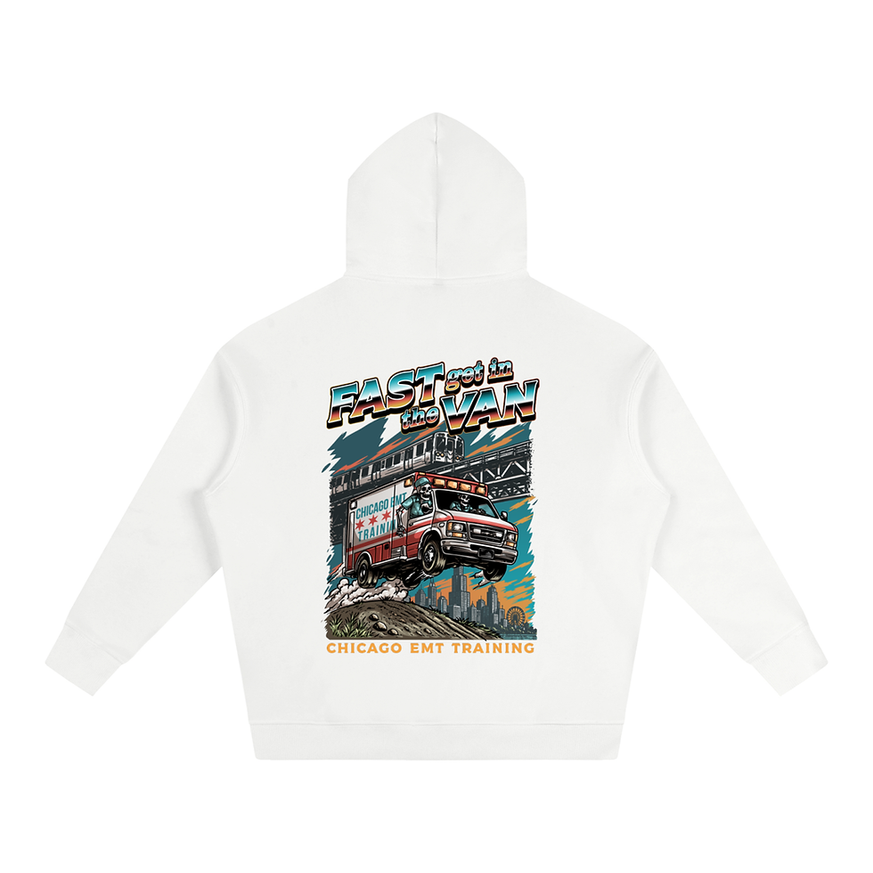 Thumbnail: Fast VAN Oversized Fleeced Hoodie
