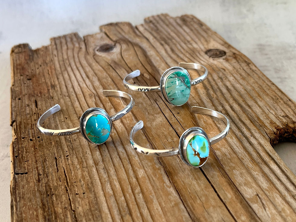 Thumbnail: Variscite Stacker Cuff 