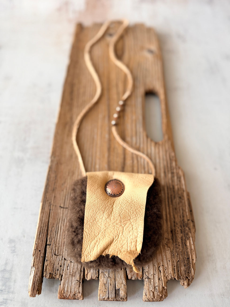Thumbnail: Buffalo Hide Medicine Bag 