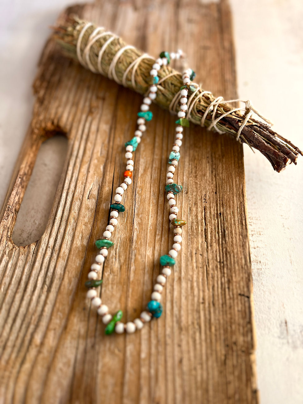 Thumbnail: Little White Cloud Necklace & Bracelet Duo
