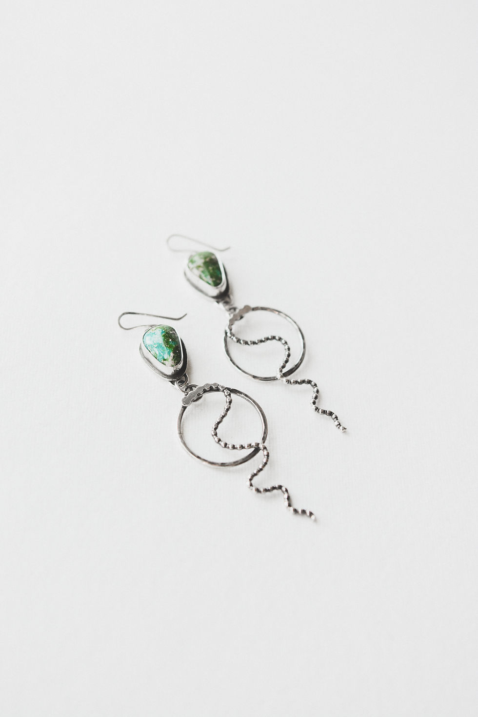Thumbnail: wets'a turquoise earrings