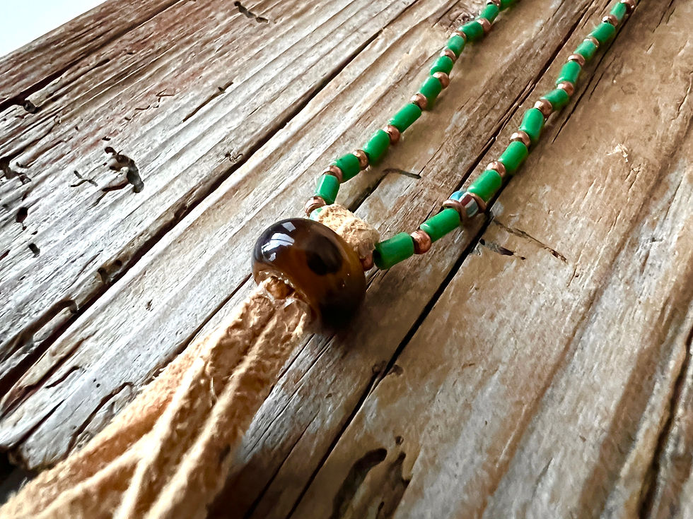 Thumbnail: Tall Grass / Vintage Trade Necklace 