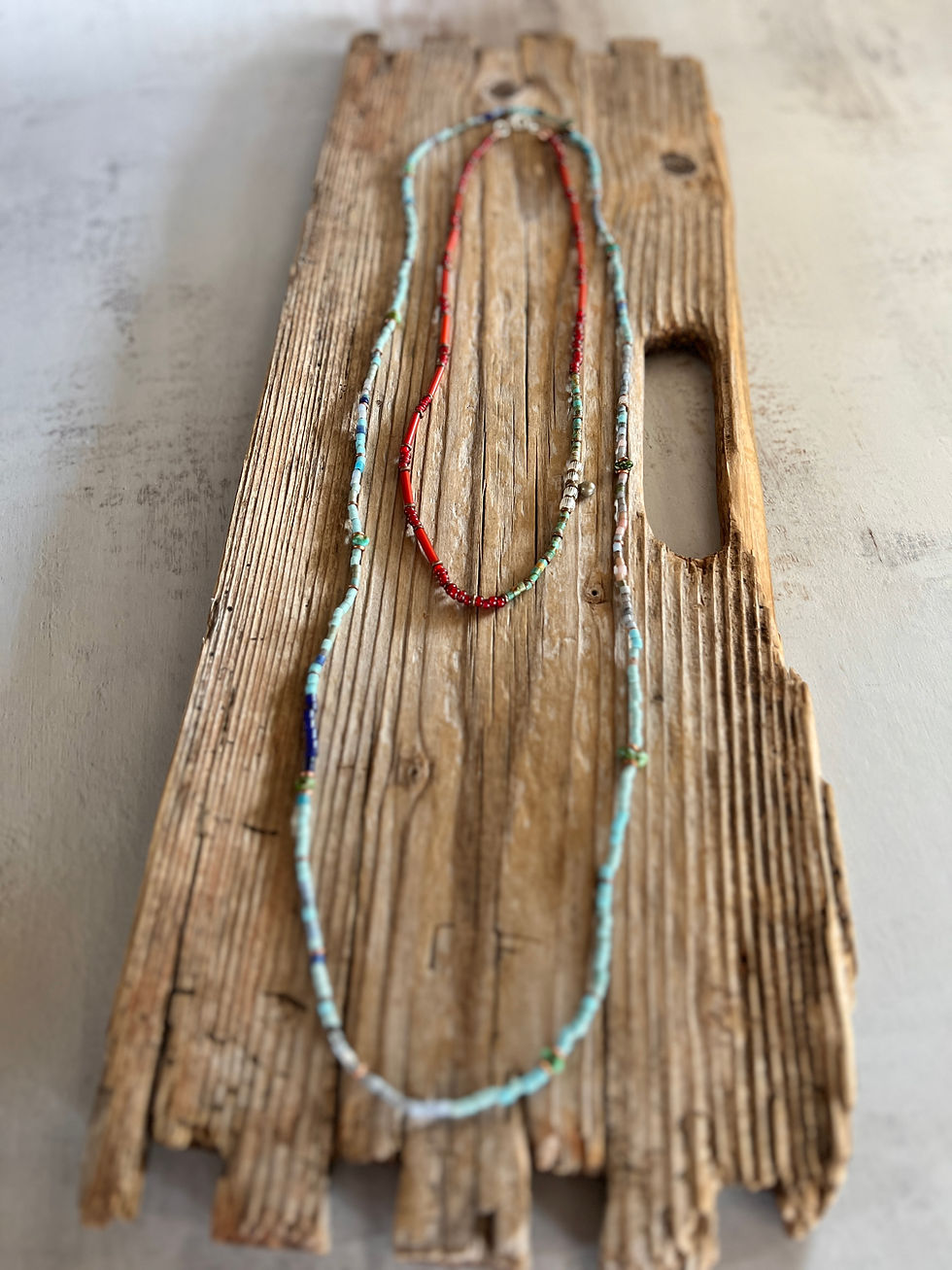Thumbnail: Venetian Trade Necklace / Red & Kingman