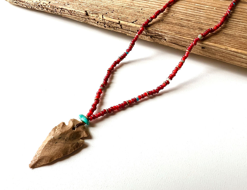 Thumbnail: Venetian Red H'TSE-XI Necklace