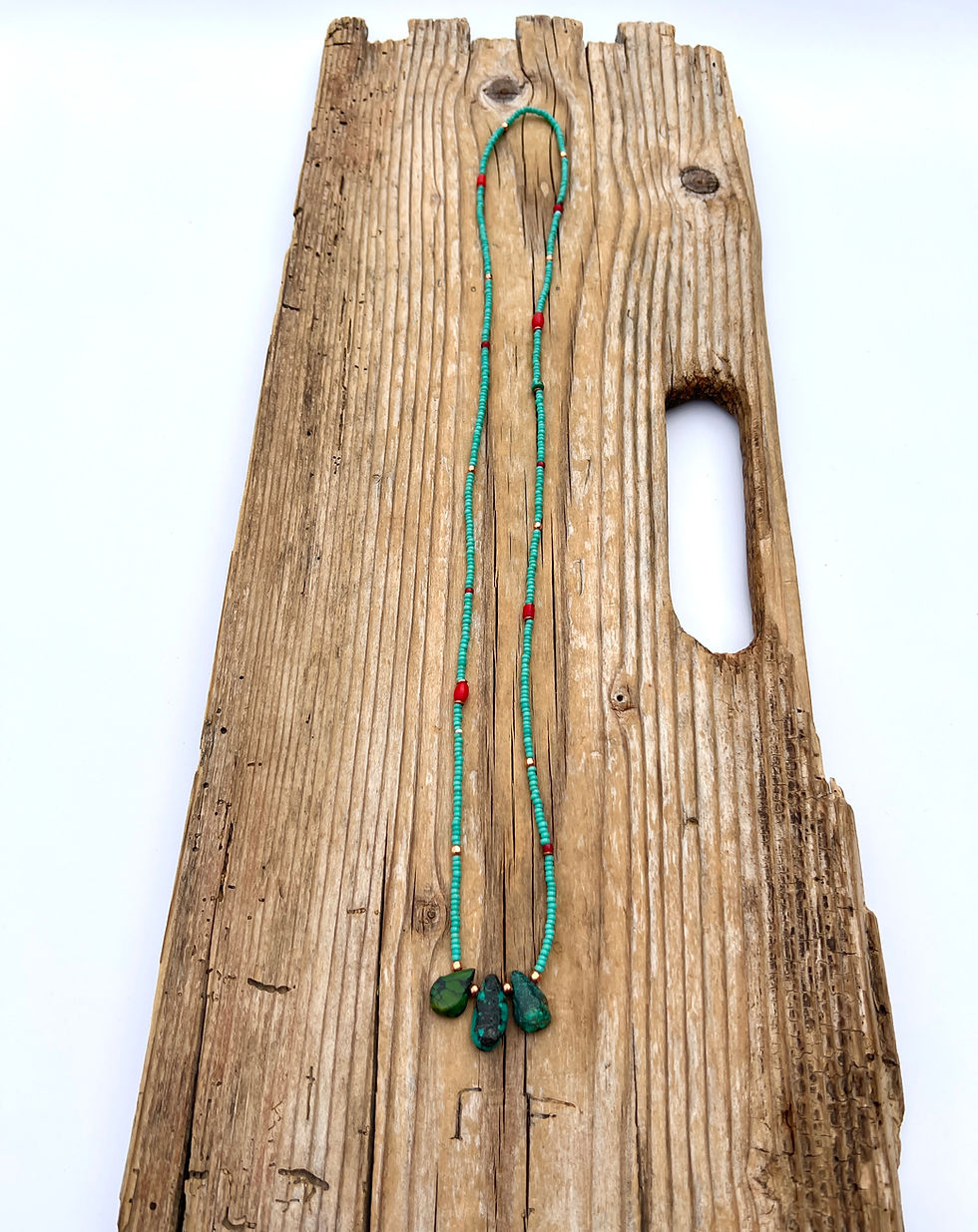 Thumbnail: Three Sisters Turquoise Necklace