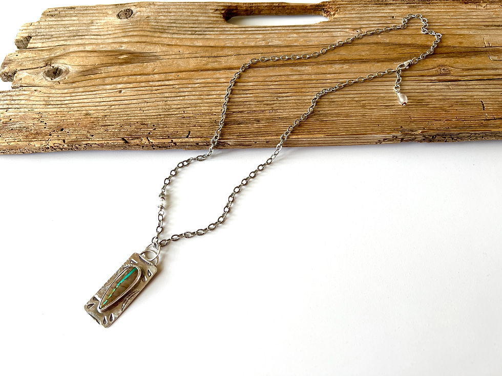 Thumbnail: Water Is Life Turquoise Necklace