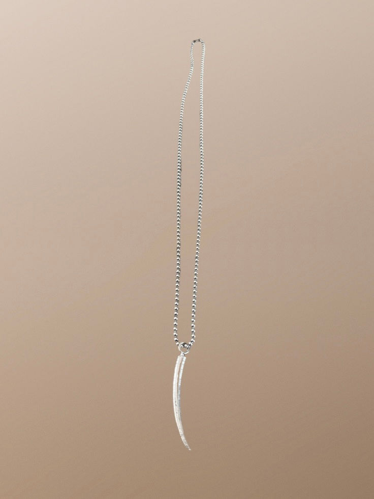 Thumbnail: Sterling Dentalium Pendant