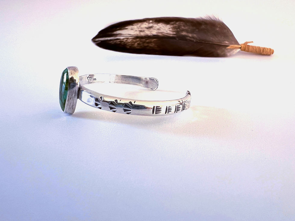 Thumbnail: Green Sierra Bella Turquoise Cuff