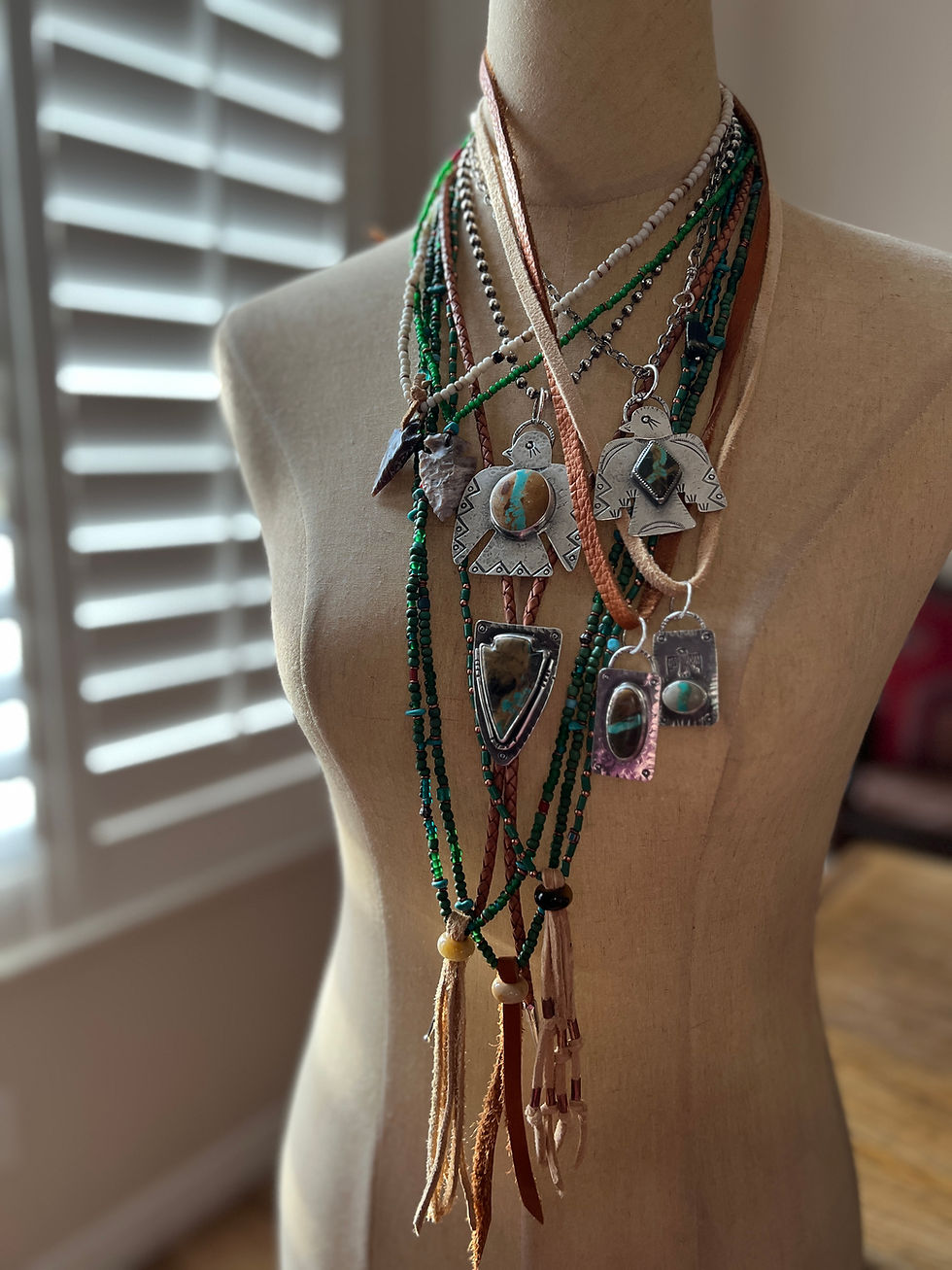 Thumbnail: Thunderbird Turquoise Pendant