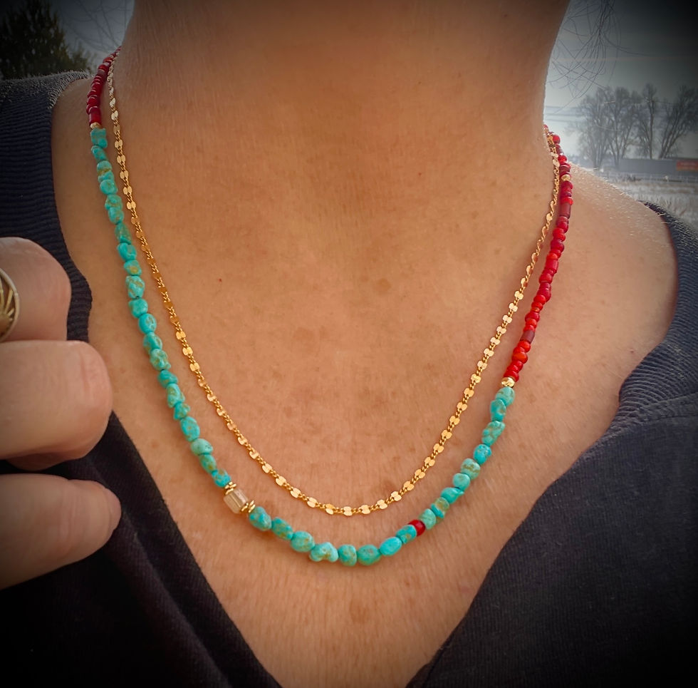 Thumbnail: Vintage Trade Necklace / Like River