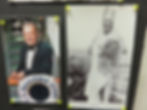 An Albatross scientist wearing a suit on the left and then dressed up as a princess in the right photo.