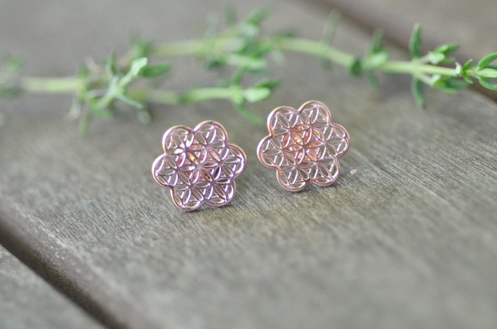 Ohrstecker Lebensblume