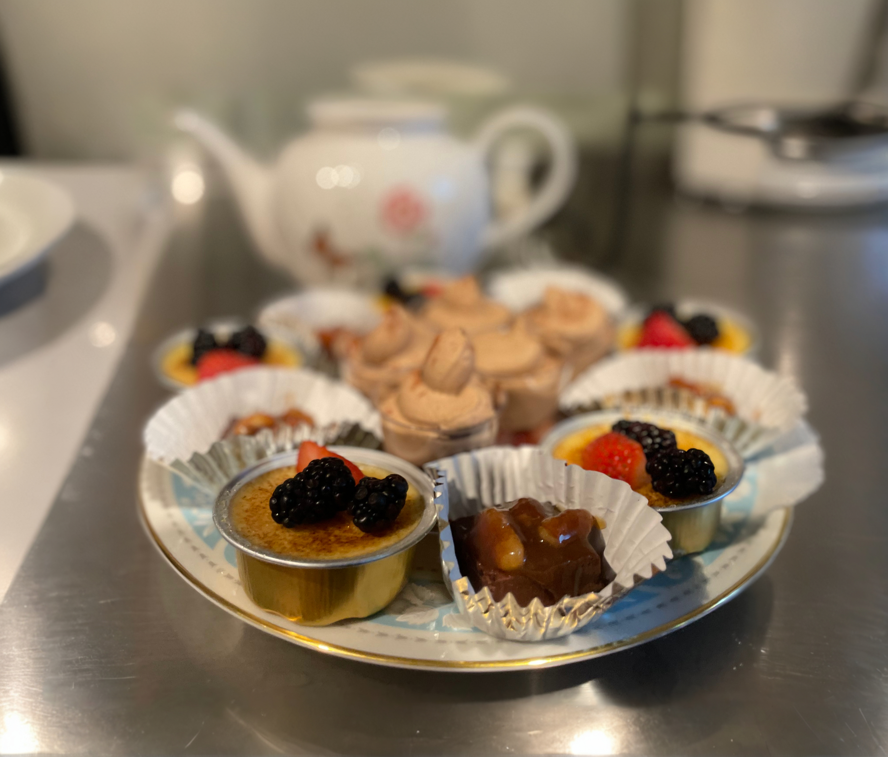 Arranged Food and Objects