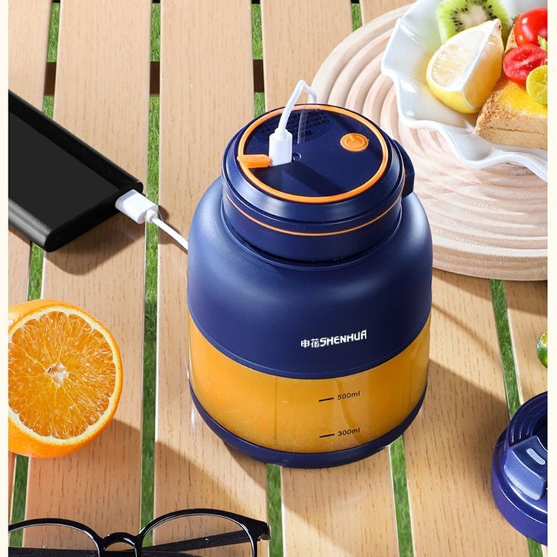 Thumbnail: Portable Electric Juicer Blender for Home, USB Charging, Fruit Juicer, Lemon, Or