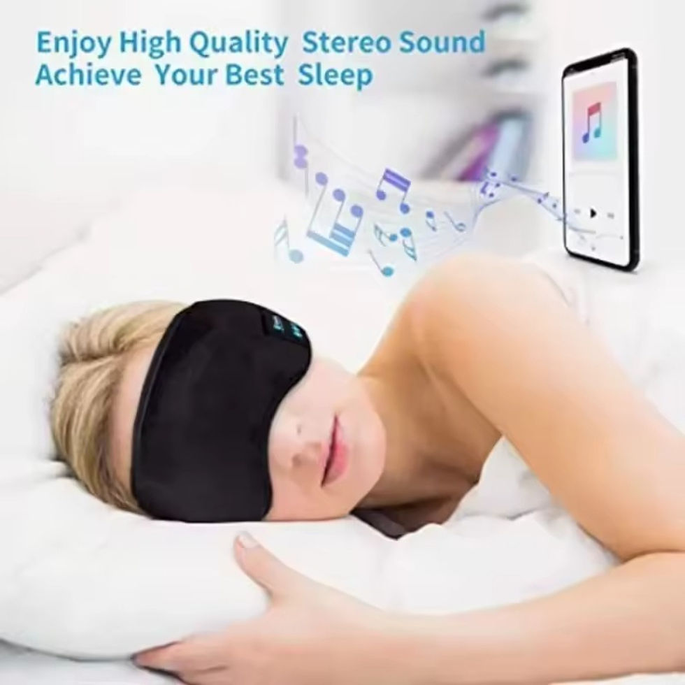 Thumbnail: 1pc Bluetooth Earphones Sports Sleeping Headband Elastic Wireless Headphones Mus