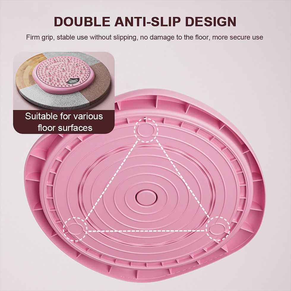 Thumbnail: Waist Twisting Disc Magnet Foot Massage Board Fitness Twisting Waist Plate Porta