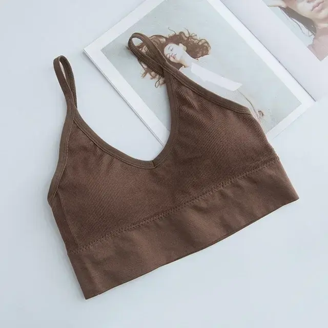 Thumbnail: Women Sports Bra Back Bra Quick Dry Padded Shockproof Gym Fitness Running Sport 