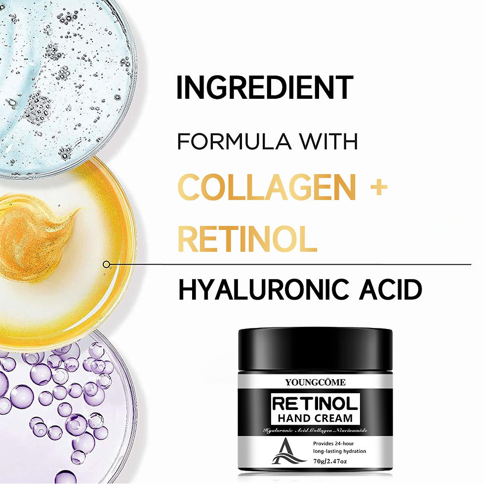 Thumbnail: YOUNGCOME Retinol Hand Cream with Hyaluronic Acid & Collagen - 24-Hour Long-Last