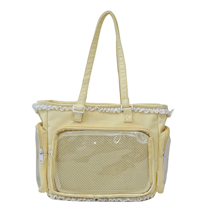 Thumbnail: Japan Style Preppy Messenger Bag with Cute Bow Anime Shoulder Crossbody Bag For 