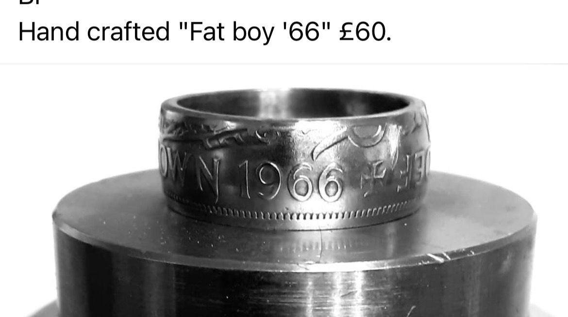 1966 -1/2 crown  “FAT BOY “
