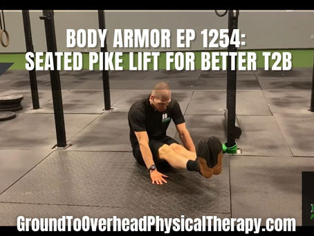 Body Armor Ep 1254: Seated Pike Lift for better T2B