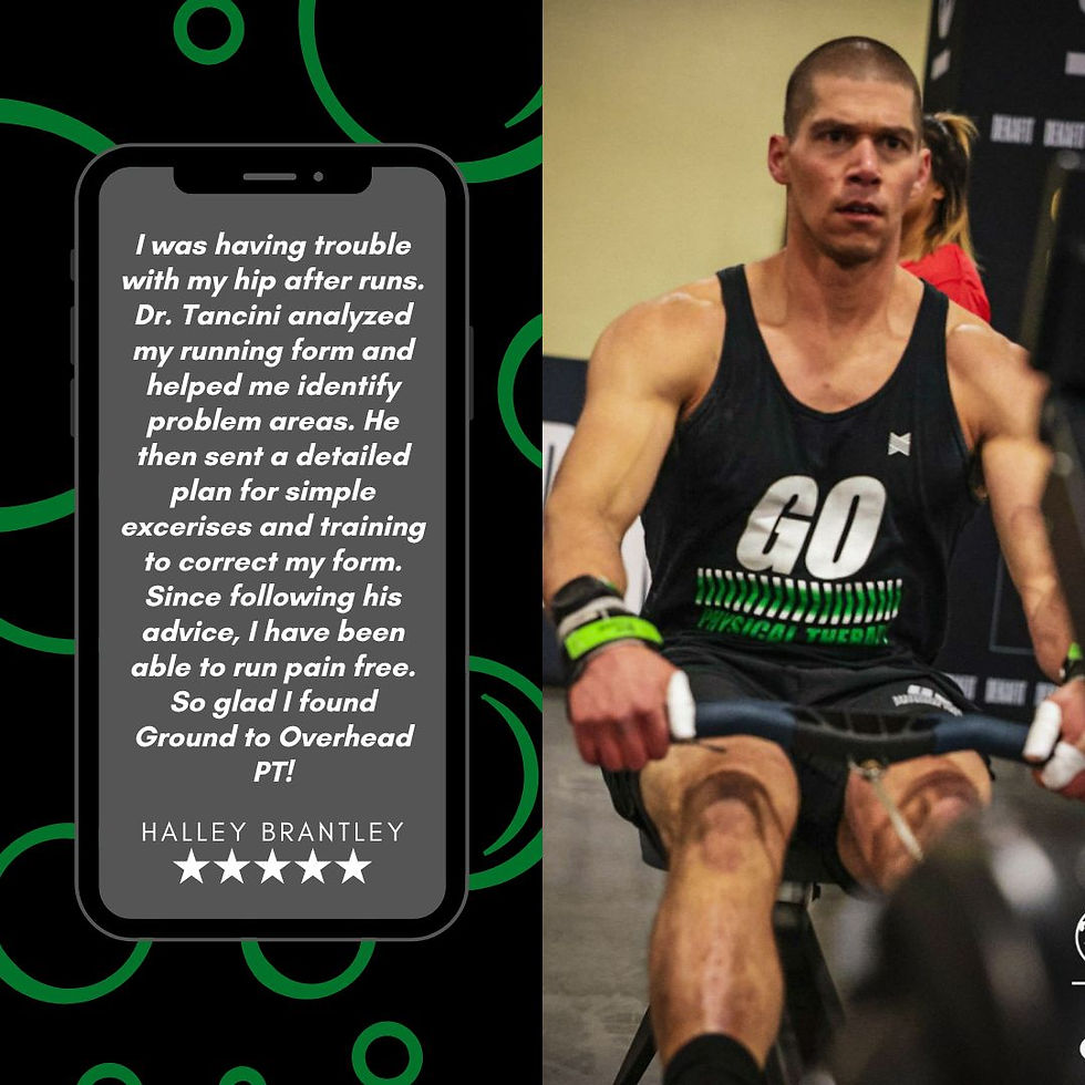 What are others saying about Ground to Overhead Physical Therapy?